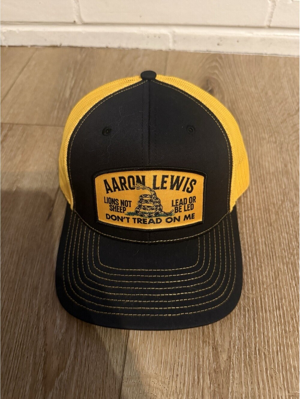 Aaron Lewis Don't Tread On Me Snapback Hat Adjustable Cap Lions Not Sheep